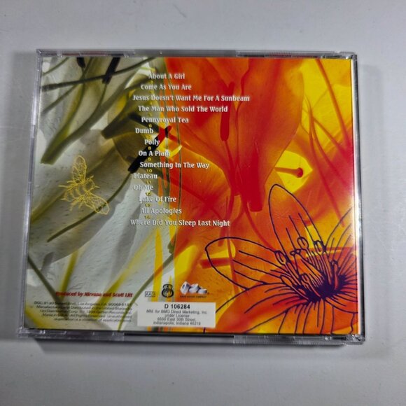 Nirvana MTV Unplugged In New York CD Album 1994 Geffen Records Acoustic - Picture 2 of 4